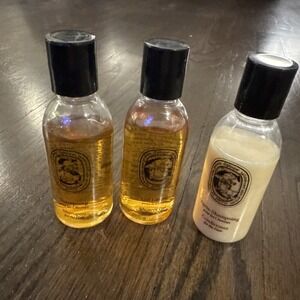 Diptyque Travel Toiletry Set Shower Gel Shampoo Conditioner 75ml 3pc Italy